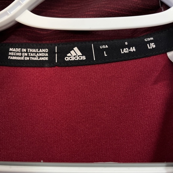 New W/O TAGS ADIDAS 1/4 Zip L/S Top - Picture 4 of 4